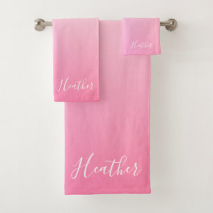 Votre nom ou mot   Pink Ombre Gradation