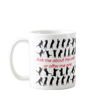 VOTRE NOM Parlez-moi de mes chats Mug classique