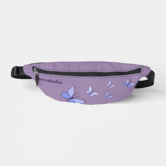 Votre nom Periwinkle Butterflies Violet (Recto)