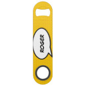 Votre nom Pop Art Comics Book Speech Bubble (Dos)