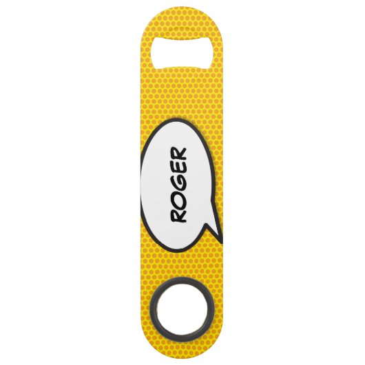 Votre nom Pop Art Comics Book Speech Bubble (Dos)