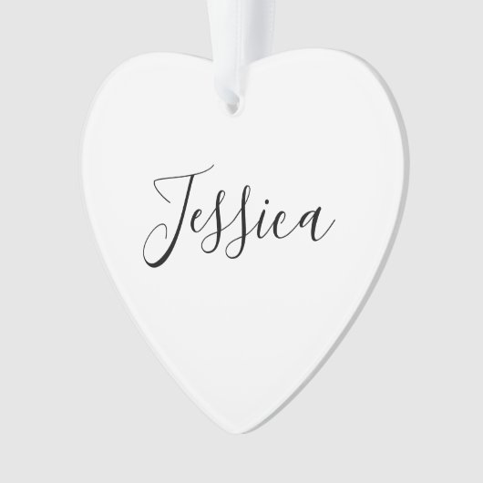 Votre nom | Script élégant (devant)