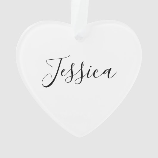 Votre nom | Script élégant (dos)