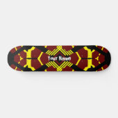 Votre nom Skateboard personnalisable (Horz)