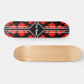 Votre nom Skateboard personnalisable (Horz)