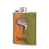 Votre nom sur ce flacon de truite arc-en-ciel (Gauche)