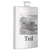 Votre nom sur ce rétro flacon de camion (Droite)