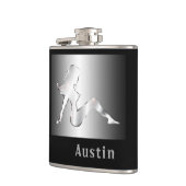 Votre nom sur le flacon de fille de bavette de (Gauche)