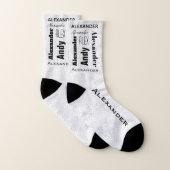 Votre nom Typographie Lignes de devis Points géomé (Paire)