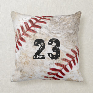 Votre nombre du Jersey, coussin sale de base-ball