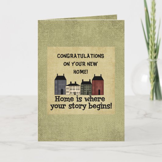 Votre nouvelle carte à la maison (Devant)