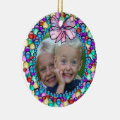 Votre ornement de Noël de cadre de guirlande de (Droite)