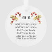 Votre ornement photo ou étiquette (dos)