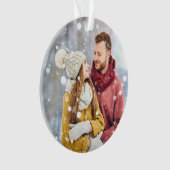 Votre ornement photo ou étiquette (devant)