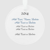 Votre ornement - SRF (dos)