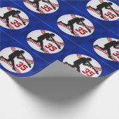 Votre papier d'emballage cadeau de base-ball de (Coin)