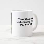 Votre Parole Est Lumière Sur Mon Chemin Jumbo Mug (Devant droit)