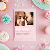 Votre photo bold moderne enregistrer la carte date