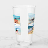 Votre photo Collage cadeau de verre avec texte per (Gauche)