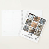 Votre Photo Collage Cute Cat Planner (Devant avec enveloppe)