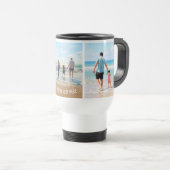 Votre photo Collage Voyage Mug Cadeau et texte per (Devant droit)