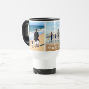 Votre photo Collage Voyage Mug Cadeau et texte per