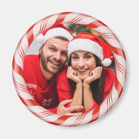 VOTRE photo dans un aimant personnalisé Candy Fram (Devant)