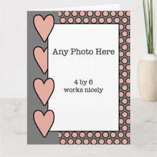 Votre photo dans une carte de Fête des pères Grey 