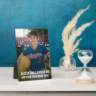 Votre photo de sport   Plaque personnalisée