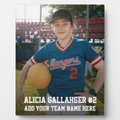 Votre photo de sport | Plaque personnalisée (Devant)