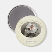 Votre photo Elegant Mère's Day Magnet (Recto/Verso)