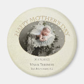 Votre photo Elegant Mère's Day Magnet (Devant)