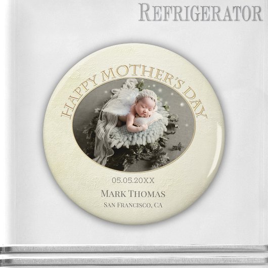 Votre photo Elegant Mère's Day Magnet
