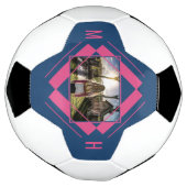 VOTRE photo et votre volley de soccer monogramme (Tourné)