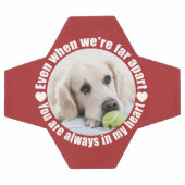 VOTRE PHOTO Far Apart Love custom football ball (Plat)