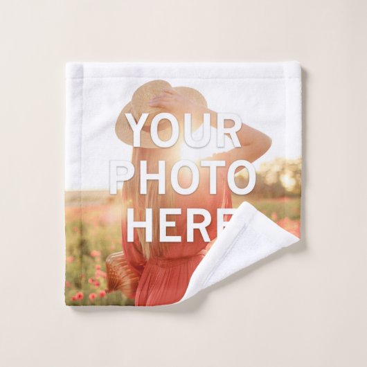 Votre photo ici (Gant de toilette)