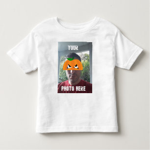 Votre Photo Ici Halloween Masque T-Shirt Costume