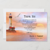 Votre photo Lighthouse Beach Carte de remerciement (Devant)