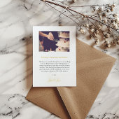 Votre photo mariage, script or, carte de remerciem