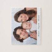 Votre Photo Nom Personnalisé Jigsaw Puzzle (Vertical)
