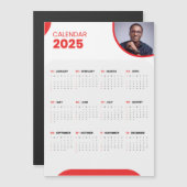 Votre photo personnalisable Magnet Calendrier 2025 (Devant / Derrière)