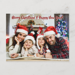 Votre photo personnalisée carte postale de Noël