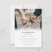 Votre photo préférée fiancée faire-part (Devant)