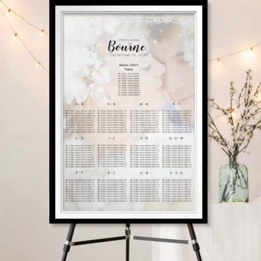 Votre photo sous le tableau de sièges étoilés