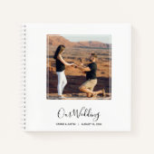 Votre photo sur le livre d'invité Mariage (Devant)