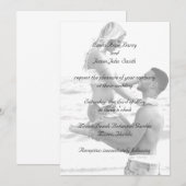 Votre photo sur les invitations au mariage (Devant / Derrière)