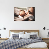 Votre photo sur toile - 36" x 24" (Insitu(Chambre))