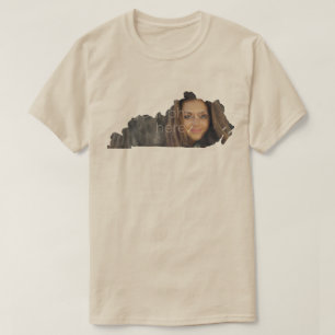 Votre photo T-shirt en forme de l'État du Kentucky