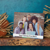 VOTRE PHOTO & TEXTE plaque personnalisée (Côté)