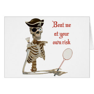Votre pirate de badminton de risque